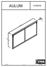 Предварительный просмотр 1 страницы Jysk Aulum 3100076 Manual