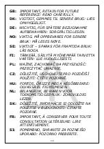 Предварительный просмотр 2 страницы Jysk BLOMMOR 6401241 Quick Start Manual