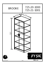 Jysk BROOKE 725-20-1000 Assembly Instructions Manual preview