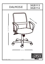 Preview for 1 page of Jysk DALMOSE 3620113 Manual