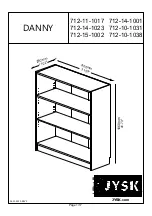 Предварительный просмотр 1 страницы Jysk DANNY 712-10-1031 Manual