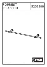 Preview for 1 page of Jysk FORREST 5236500 Assembly Instructions Manual