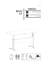 Preview for 1 page of Jysk FORSSA 711-177-1021 Assembly Instruction Manual