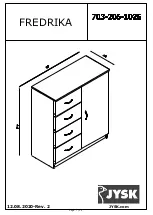 Preview for 1 page of Jysk FREDRIKA Manual