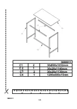 Предварительный просмотр 3 страницы Jysk FRESNO 3680011 Manual