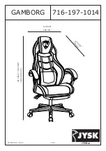 Jysk GAMBORG 716-197-1014 Manual preview