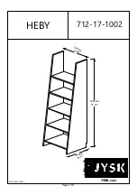 Preview for 1 page of Jysk HEBY 712-17-1002 Manual