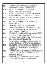 Preview for 2 page of Jysk JUTLANDIA HAUGESUND 3712510 Manual