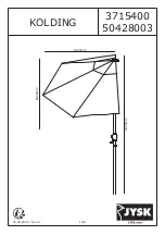 Jysk KOLDING 3715400 Installation Instructions Manual preview