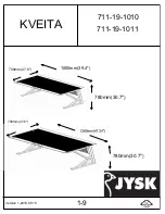 Jysk KVEITA 711-19-1010 Quick Start Manual предпросмотр