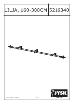Jysk LILJA 5216340 Quick Start Manual предпросмотр