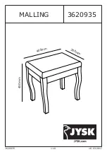 Preview for 1 page of Jysk MALLING 3620935 Assembly Instructions Manual