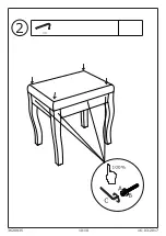 Предварительный просмотр 10 страницы Jysk MALLING 3620935 Assembly Instructions Manual