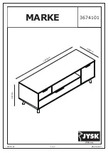 Jysk MARKE 3674101 Manual preview