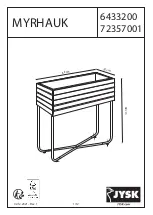 Предварительный просмотр 1 страницы Jysk MYRHAUK 6433200 Manual