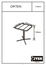 Preview for 1 page of Jysk ORTEN 3769840 Manual