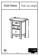 Preview for 1 page of Jysk PORTMAN Manual
