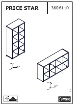 Предварительный просмотр 1 страницы Jysk PRICE STAR 3606110 Assembly Manual