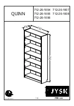 Jysk QUINN 712-20-1004 Assembly Instructions Manual preview