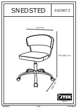 Preview for 1 page of Jysk SNEDSTED 3620073 Manual