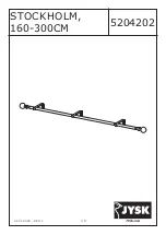 Jysk STOCKHOLM 5204202 Quick Start Manual preview