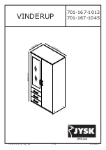 Предварительный просмотр 1 страницы Jysk VINDERUP 701-167-1012 Manual