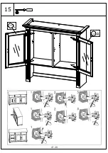 Предварительный просмотр 17 страницы Jysk WIEN 705-187-1013 Assembly Instructions Manual