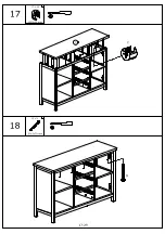 Предварительный просмотр 17 страницы Jysk Wild Oak 52514001 Assembly Instructions Manual