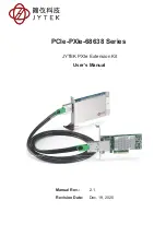 JYTEK PCIe-68638 Series User Manual предпросмотр