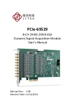 JYTEK PCIe-69529 User Manual предпросмотр