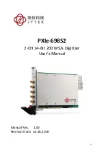 JYTEK PCIe-69852 User Manual предпросмотр