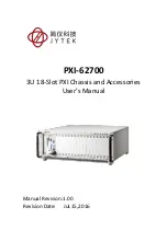 Preview for 1 page of JYTEK PXI-62700 User Manual