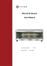 JYTEK PXIe-2722 User Manual предпросмотр