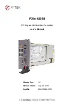 JYTEK PXIe-63988 User Manual предпросмотр