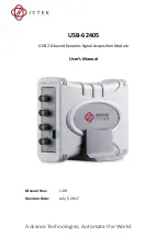 Предварительный просмотр 1 страницы JYTEK USB-62405 User Manual