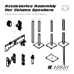 K-array K-FOOT3 Accessories Assembly preview