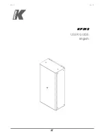 Предварительный просмотр 1 страницы K-array KF210 User Manual