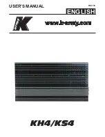 Предварительный просмотр 1 страницы K-array KH4 User Manual