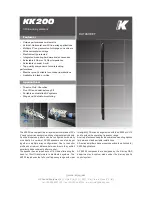 Предварительный просмотр 1 страницы K-array KK 200 Datasheet