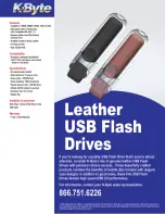 Preview for 1 page of K-Byte Leather 128MB Specifications