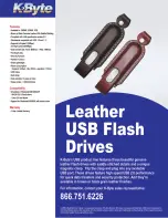 Preview for 1 page of K-Byte Leather 1GB Specifications