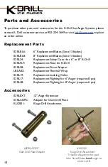 Preview for 10 page of K-Drill Ice Auger Owner'S Manual