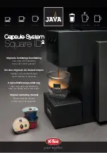 Предварительный просмотр 1 страницы K-FEE Java Capsule System Square ID2 Original Operating Manual