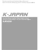 K-JAPAN KJRH300 Operator'S Manual preview