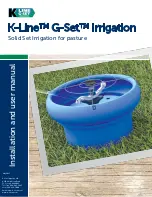 K-Line Irrigation G-Set Installation And User Manual preview