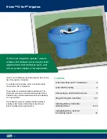 Preview for 2 page of K-Line Irrigation G-Set Installation And User Manual