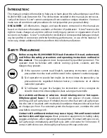 Предварительный просмотр 2 страницы K-Line KL 20030 NAV Operating Instructions Manual