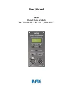 K.M.E. CSA 400 D User Manual preview