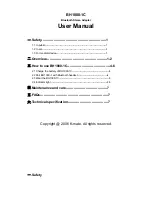 Preview for 1 page of K-Mate BH1000-1C User Manual