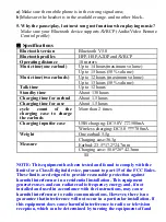 Preview for 15 page of K-Mate BTH108Q User Manual